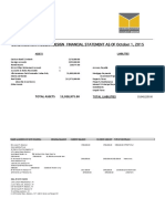 Financial Statement - Rent Roll