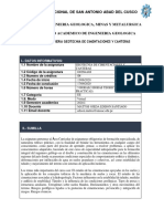 Go994agi-Geotecnia de Cimentaciones y Canteras