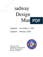 MCDOT Roadway Design Manual