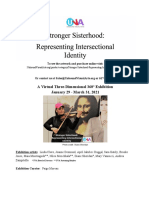 Exhibit Catalogue - Stronger Sisterhood: Representing Intersectional Identity