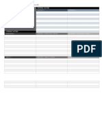 Swot Analysis Strategy Template: Internal Factors