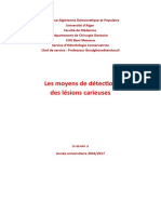 3 - Les Moyens de DC Des Lésions Carieuses