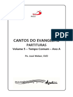 Cantos Do Evangelho: Partituras