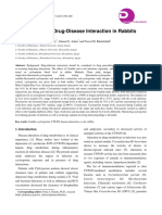 A New Model of Drug-Disease Interaction in Rabbits