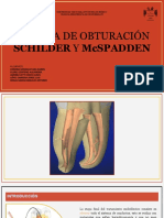 Técnica de Obturación Schilder y Maxnpaden