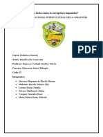 Didactica General - Planificacion Curricular