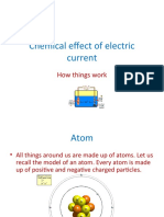 Chemical Effect of Current