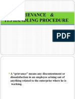 Grievance & Its Handling Procedure