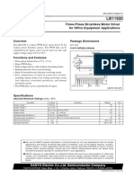 Three-Phase Brushless Motor Driver For Office Equipment Applications