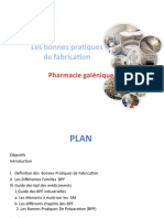 Les Bonnes Pratiques de Fabrication: Pharmacie Galénique