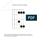 Guitar Methods Scales Handout