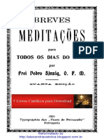 Frei Pedro Sinzig - OFM - Breves Meditações