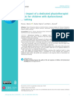 The Impact of A Dedicated Physiotherapist Clinic For Children With Dysfunctional Breathing