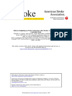 Controlled Trial Effects of Splinting On Wrist Contracture After Stroke: A Randomized