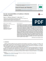 On The Transmissibilities of Nonlinear Vibration Isolation System