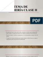 Sistema de Tubería Clase II