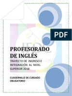 Cuadernillo Ingreso2018 Ingles