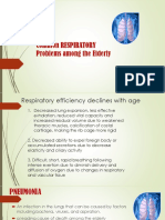 Common Respiratory Problems Among The Elderly