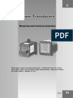 Power Transducers: Measuring Most Electrical Parameters