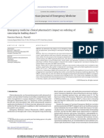 Emergency Medicine Clinical Pharmacist's Impact On Ordering of Vancomycin Loading Doses