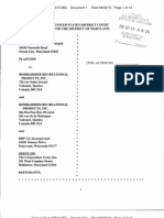 JANSON v. BOMBARDIER RECREATIONAL PRODUCTS, INC. Et Al Complaint