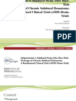Subperiosteal Vs Subdural Drain After Burr-Hole