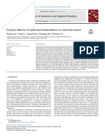 Pyrolysis Behavior of Xylan-Based Hemicellulose in A Fixed Bed Reactor