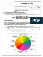 Atividade - Cores Análogas-Complementares-Quentes-Frias