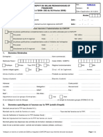 Fiche de Depot Du Bilan Pedagogique Et Financier (Décret N°2009-292 Du 02 Février 2009)