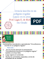 Circunferencia Inscrita en Un Polígono. Geometría 6to Grado 18-01