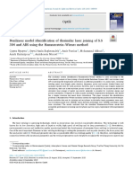 Nonlinear Model Identification of Dissimilar Laser Joining of S.S 304 and ABS Using The Hammerstein-Wiener Method