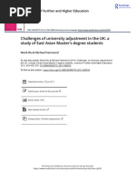 5-Challenges of University Adjustment in The UK A Study of East Asian Master S Degree Students