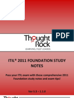 ITIL Foundation Study Notes