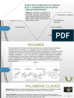 Estimacion Espectrofotometrica de Taninos Hidrolizables y Condenzados en