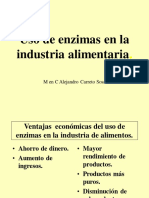 Uso de Enzimas en La Industria Alimentaria