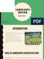 Role & Scope of Landscape (MANSI SHARMA)