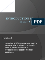 Introduction To First Aid