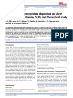 Proline and Hydroxyproline Deposited On Silver Nanoparticles. A Raman, SERS and Theoretical Study