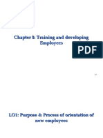 Chapter 8: Training and Developing Employees