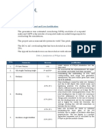 Generation Assessment and Loss Justification: Table 1: Justification of Pvsyst Losses