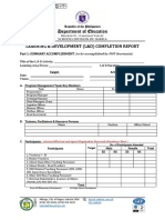 FM-SGO-HRD-008 (L - D Completion Report) INSET