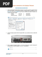 Manual para Conectarse A Equipos Telecom