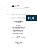 Plan Operativo Institucional - Grupo 07