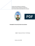 Ensayo Pensamiento Psicoestrategico Bolivariano Sergio Leon para IAESEN 11junio2020