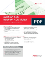 Nyloflex ACE Nyloflex ACE Digital: Sets The Standard in High Quality Flexo Printing