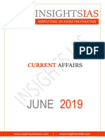 InsightsonIndia June 2019 Current Affairs