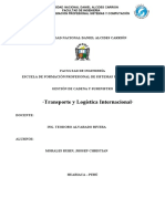 Transporte y Logística Internacional - Morales Rubin, Jhosep Christian