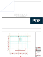 Detached Duplex: (Architectural Drawing)