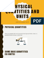 1 - Physical Quantities and Units