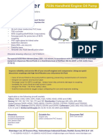 7036 Handheld Engine Oil Pump: Materials: Suitable For: Document Ref